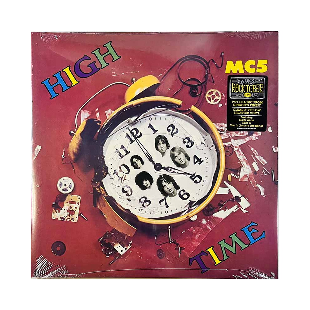 MC5 LP High Time, clear & yellow splatter vinyl  vinyyli LP