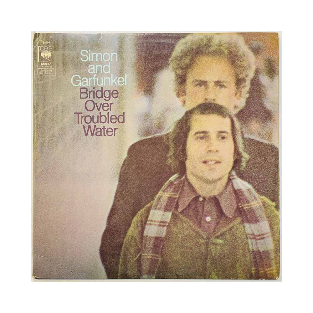 Simon And Garfunkel LP Bridge Over Troubled Water  kansi VG levy VG Käytetty LP