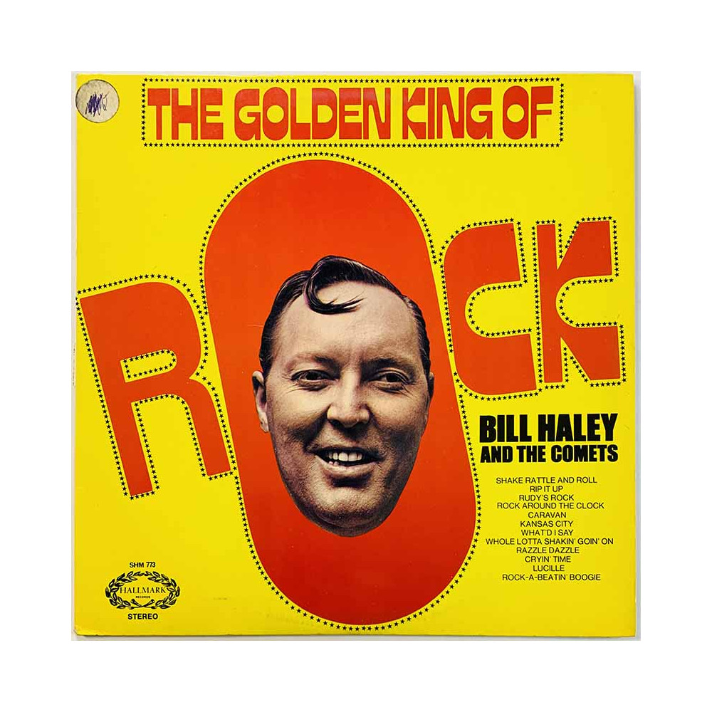 Haley Bill LP The golden king of rock  kansi VG levy VG Käytetty LP