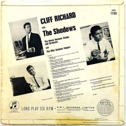 Richard Cliff with The Shadows 1965 33SX 1709 Cliff Richard mono Begagnat LP