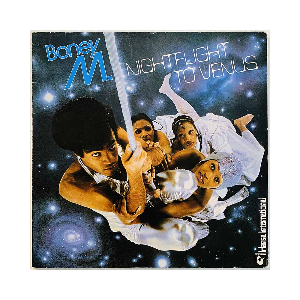 Boney M LP Nightflight to venus  kansi VG levy VG+ Käytetty LP