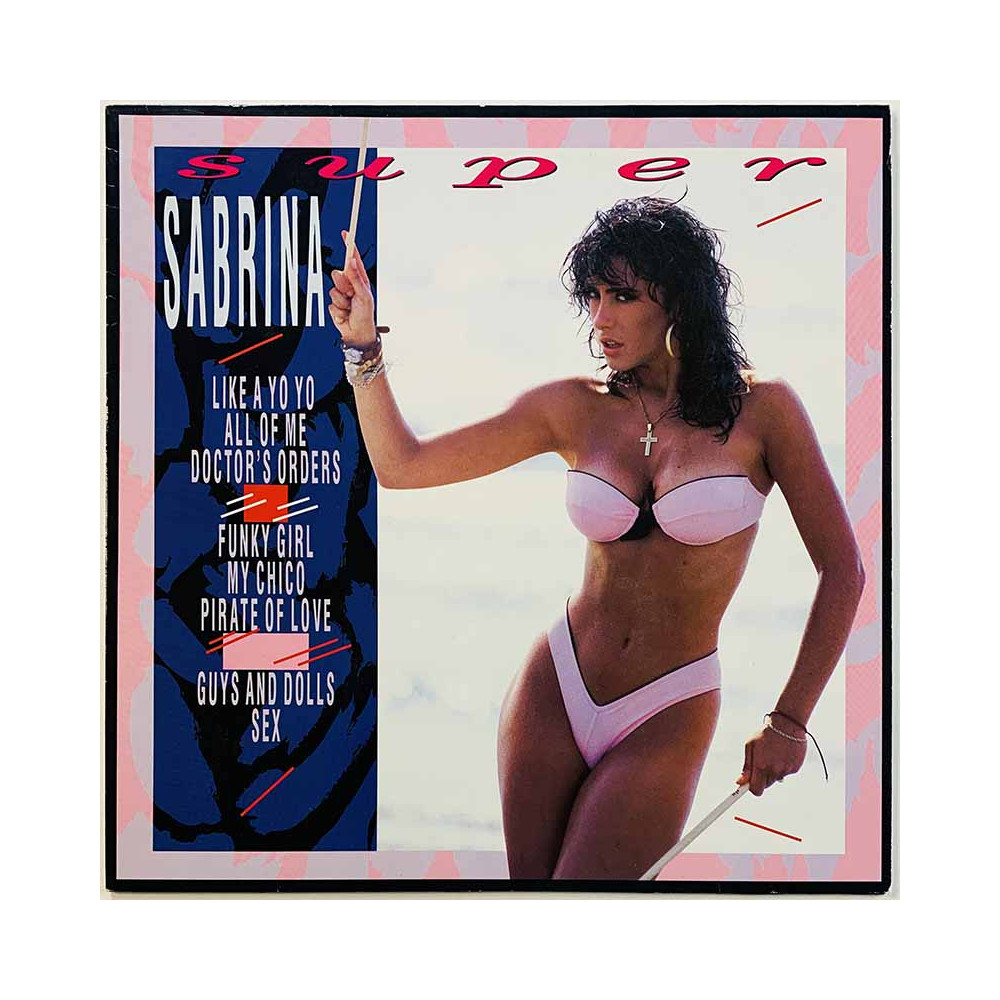 Sabrina LP Super Sabrina  kansi EX- levy EX Käytetty LP