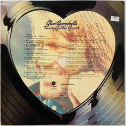 Campbell Glen LP Twenty golden greats.  kansi EX- levy VG+ Käytetty LP