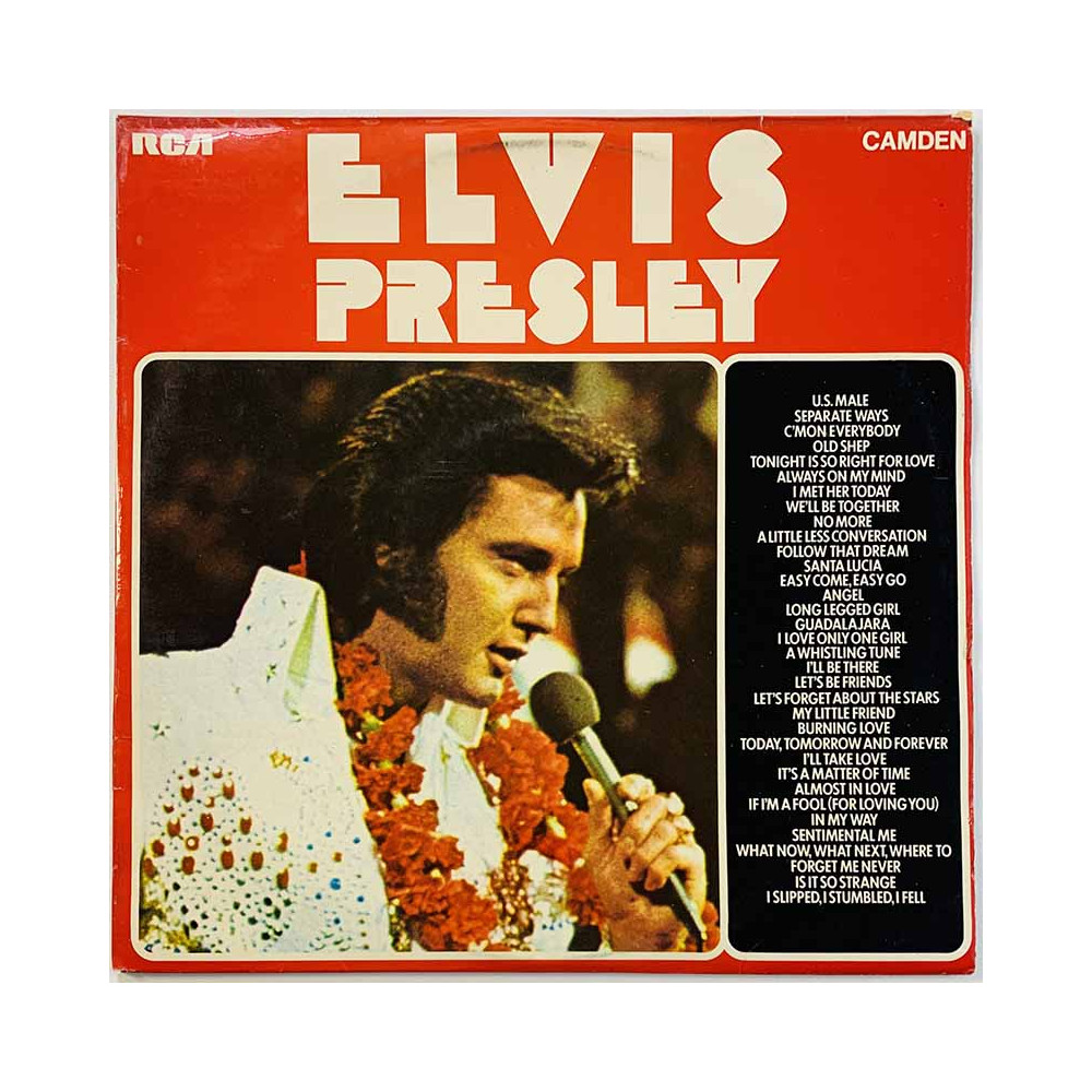 Elvis Presley LP Separate ways, easy come + U.S. male 3LP  kansi VG levy VG Käytetty LP
