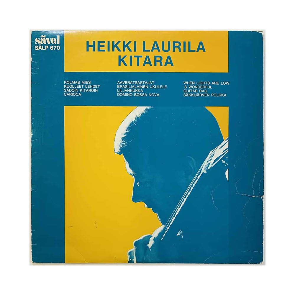 Laurila Heikki LP Kitara  kansi G+ levy EX- Käytetty LP
