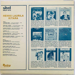 Laurila Heikki LP Kitara  kansi G+ levy EX- Käytetty LP