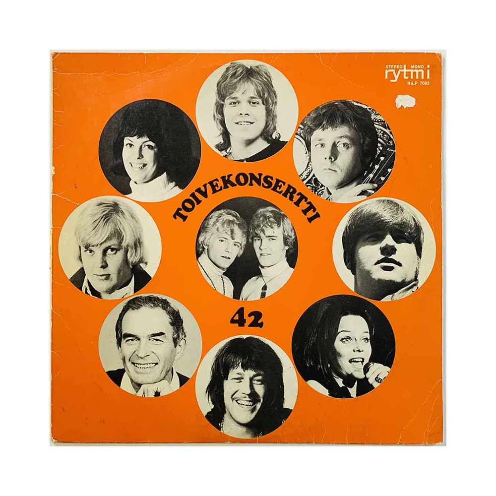 Carola, Kid, Jouko ja Kosti, Fredi 1971 RILP 7083 Toivekonsertti 42 Begagnat LP