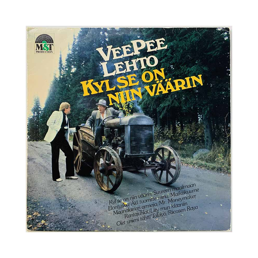 Lehto VeePee 1980 MTLP-19 Kyl se on niin väärin Begagnat LP