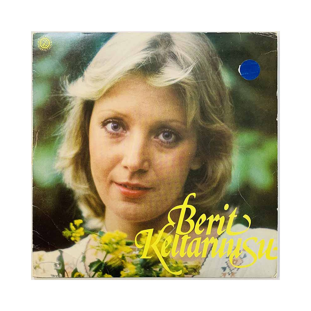 Berit LP Keltaruusu  kansi VG levy VG Käytetty LP