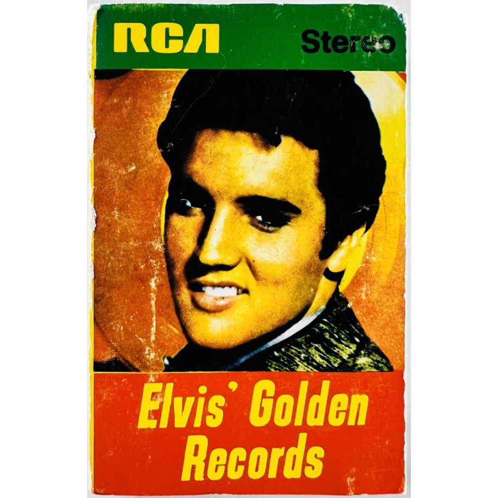 Elvis: Elvis’ gold records kansipaperi VG- , musiikkikasetin kunto VG- käytetty kasetti