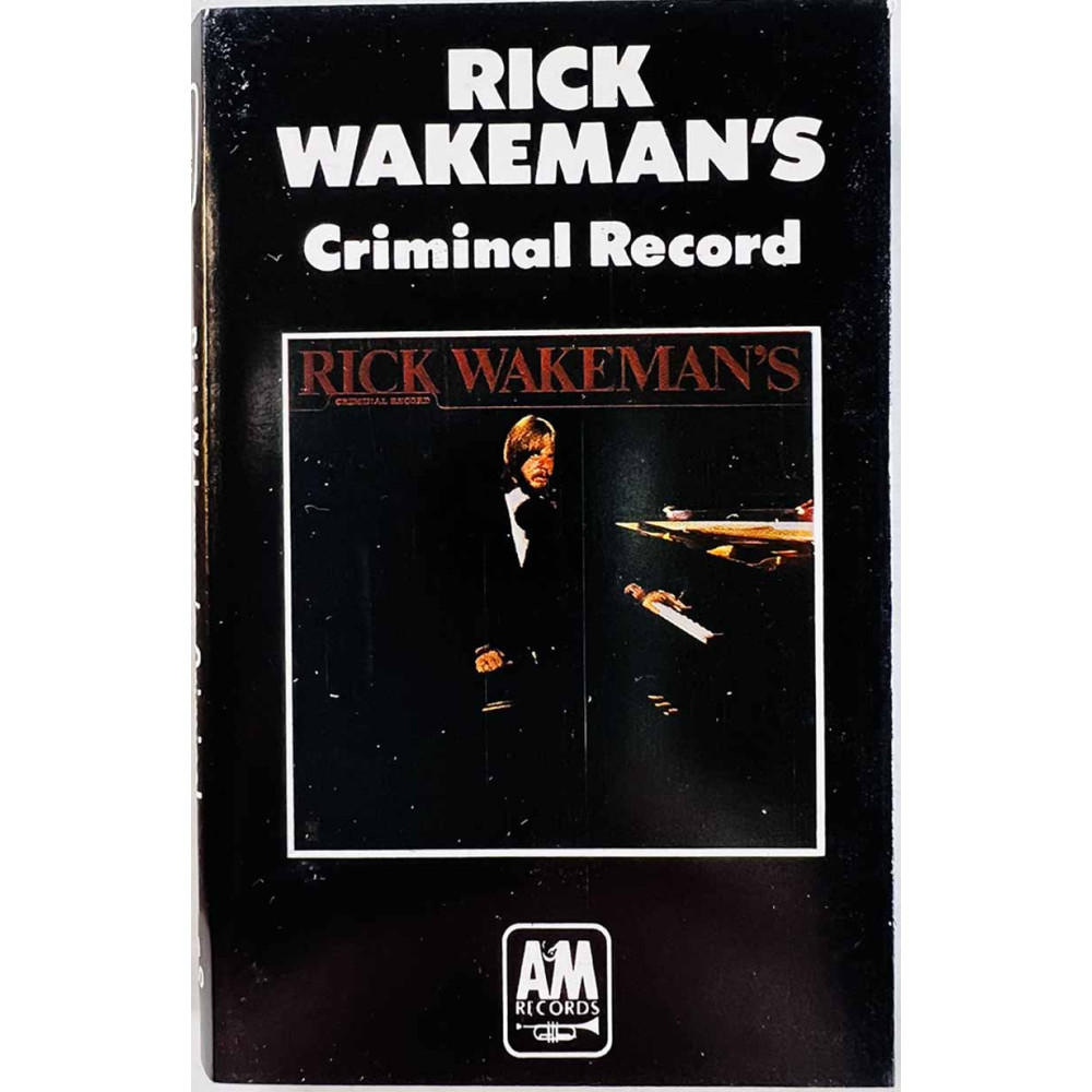 Wakeman Rick: Criminal Record kansipaperi EX , musiikkikasetin kunto VG+ käytetty kasetti