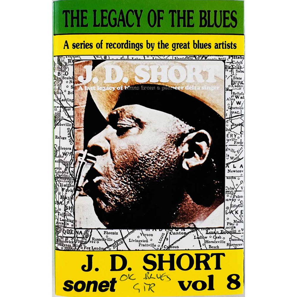 J. D. Short 1973/1991 ZCSN 648 The Legacy of the Blues vol. 8 c musikkassett