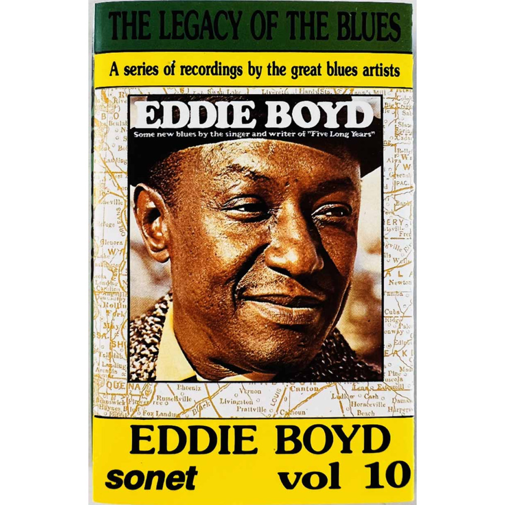 Boyd Eddie: The Legacy of the Blues vol. 10 kansipaperi EX , musiikkikasetin kunto EX käytetty kasetti