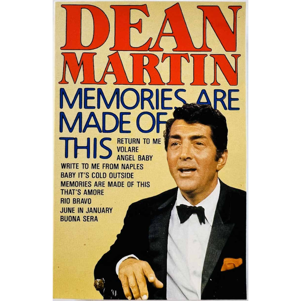 Martin Dean: Memories are made of this kansipaperi EX , musiikkikasetin kunto EX käytetty kasetti