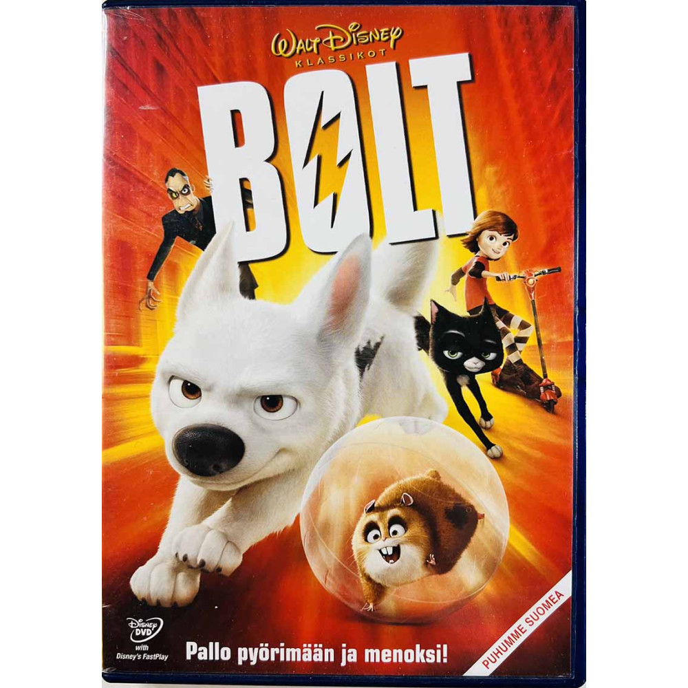 DVD - Elokuva DVD Bolt  kansi EX levy EX- Käytetty DVD