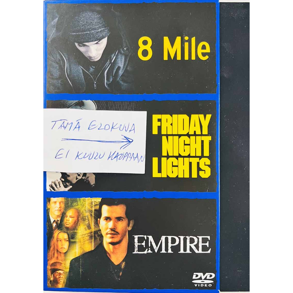 DVD - Elokuva DVD 8 Miles / Empire 2DVD  kansi EX levy EX Käytetty DVD