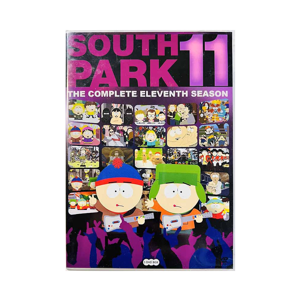 DVD - Elokuva DVD South Park kausi 11 3DVD  kansi EX levy EX Käytetty DVD