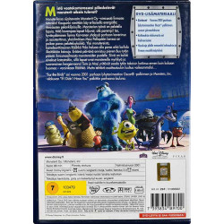 DVD - Elokuva DVD Monsterit Oy  kansi EX levy EX Käytetty DVD