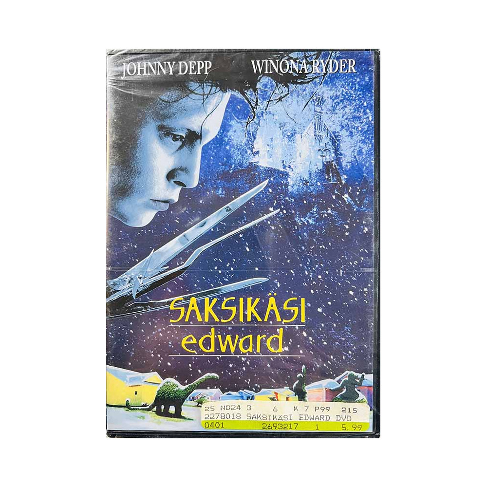 DVD - Elokuva DVD Saksikäsi edward  kansi EX levy EX Käytetty DVD