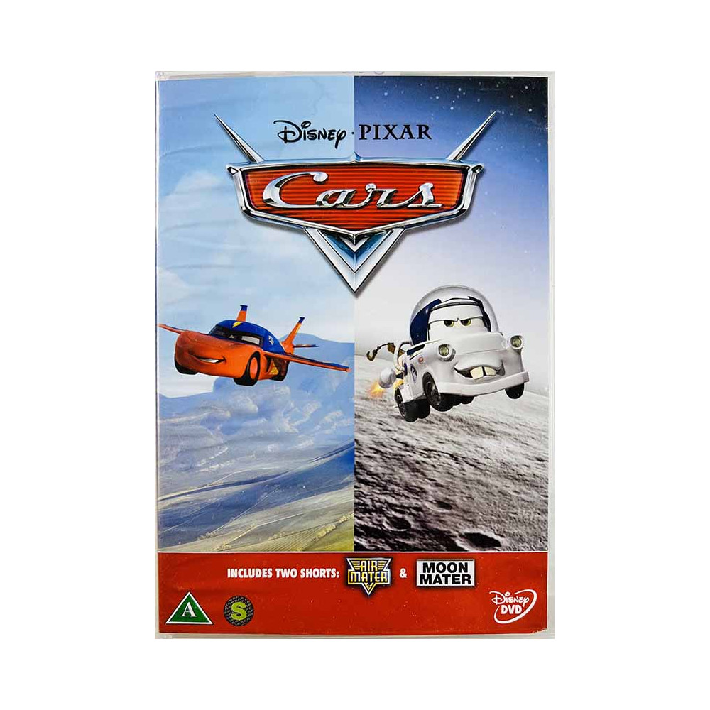DVD - Elokuva DVD Cars + Air Mater + Moon Mater  kansi EX levy VG Käytetty DVD
