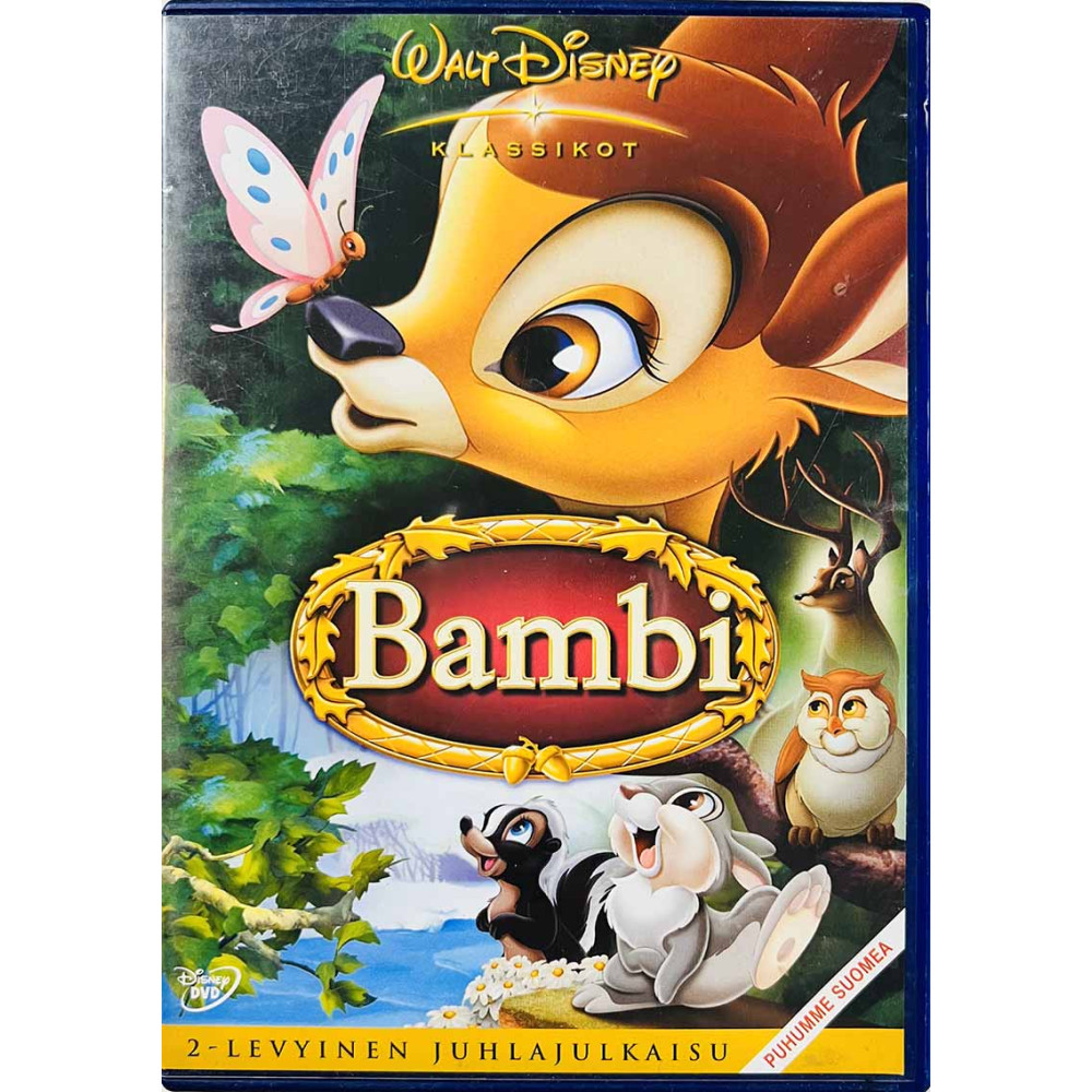 DVD - Elokuva DVD Bambi 2DVD  kansi EX levy EX Käytetty DVD