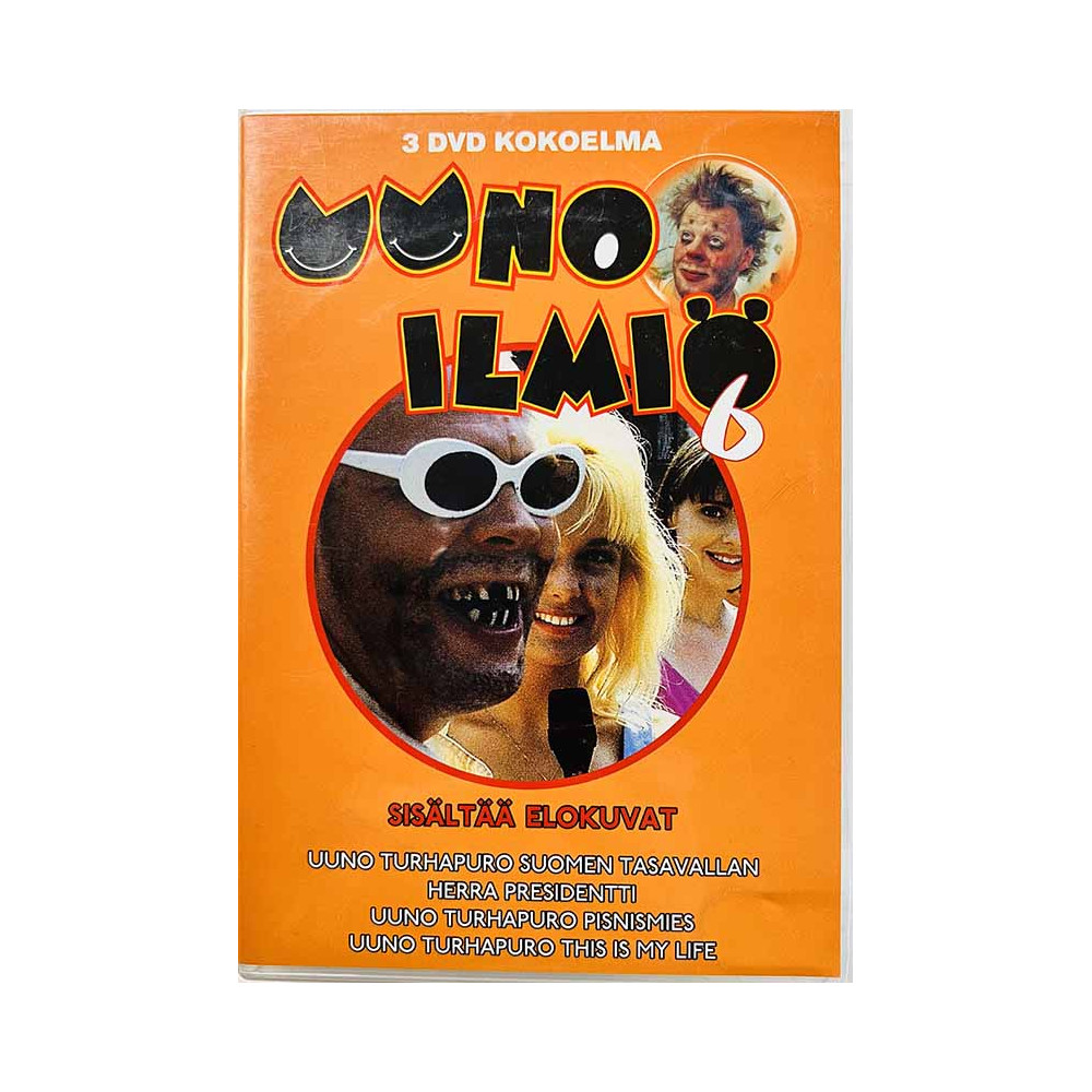 DVD - Elokuva 1992/1998/2004  Uuno ilmiö 6 DVD Begagnat