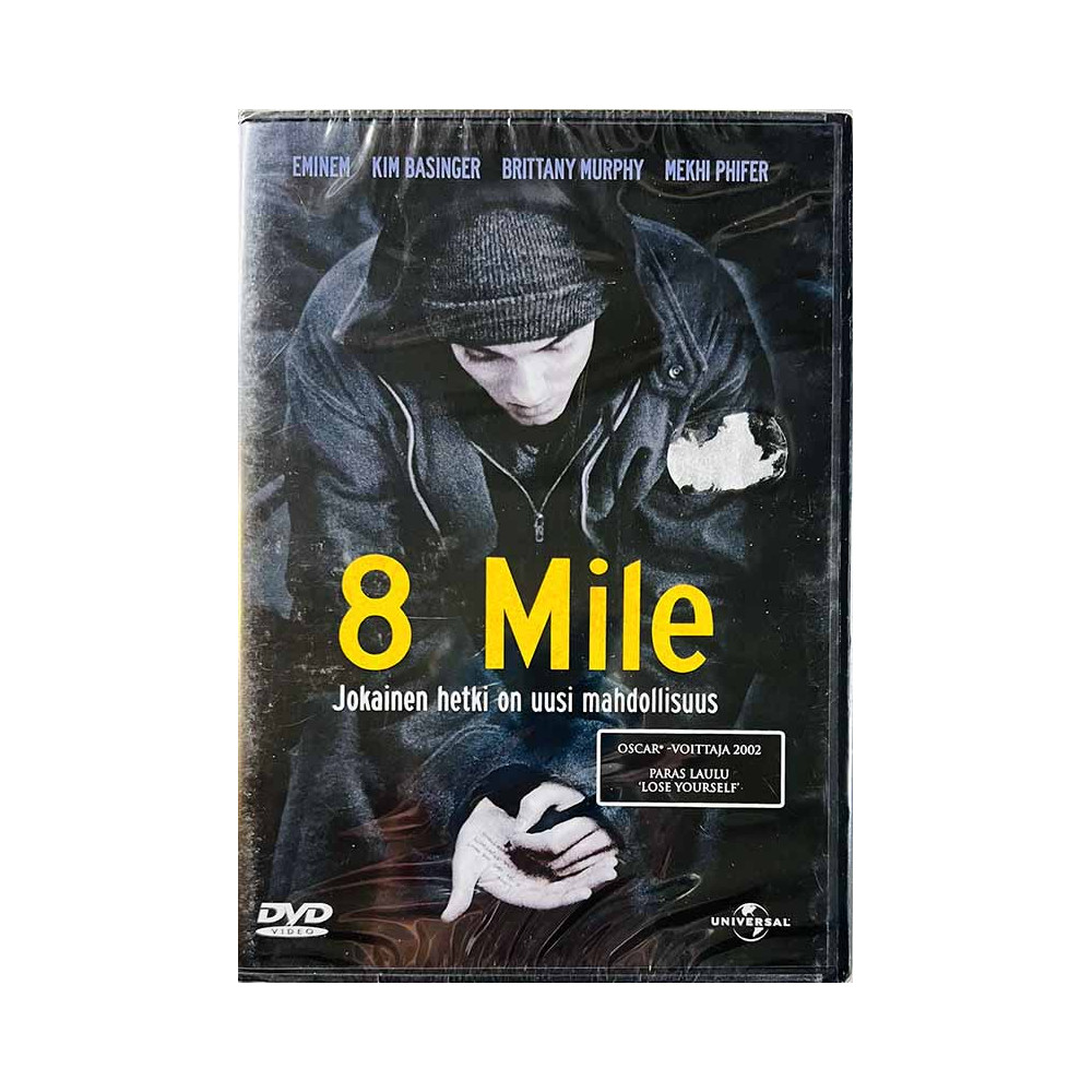 DVD - Elokuva DVD 8 Mile  kansi EX levy EX Käytetty DVD