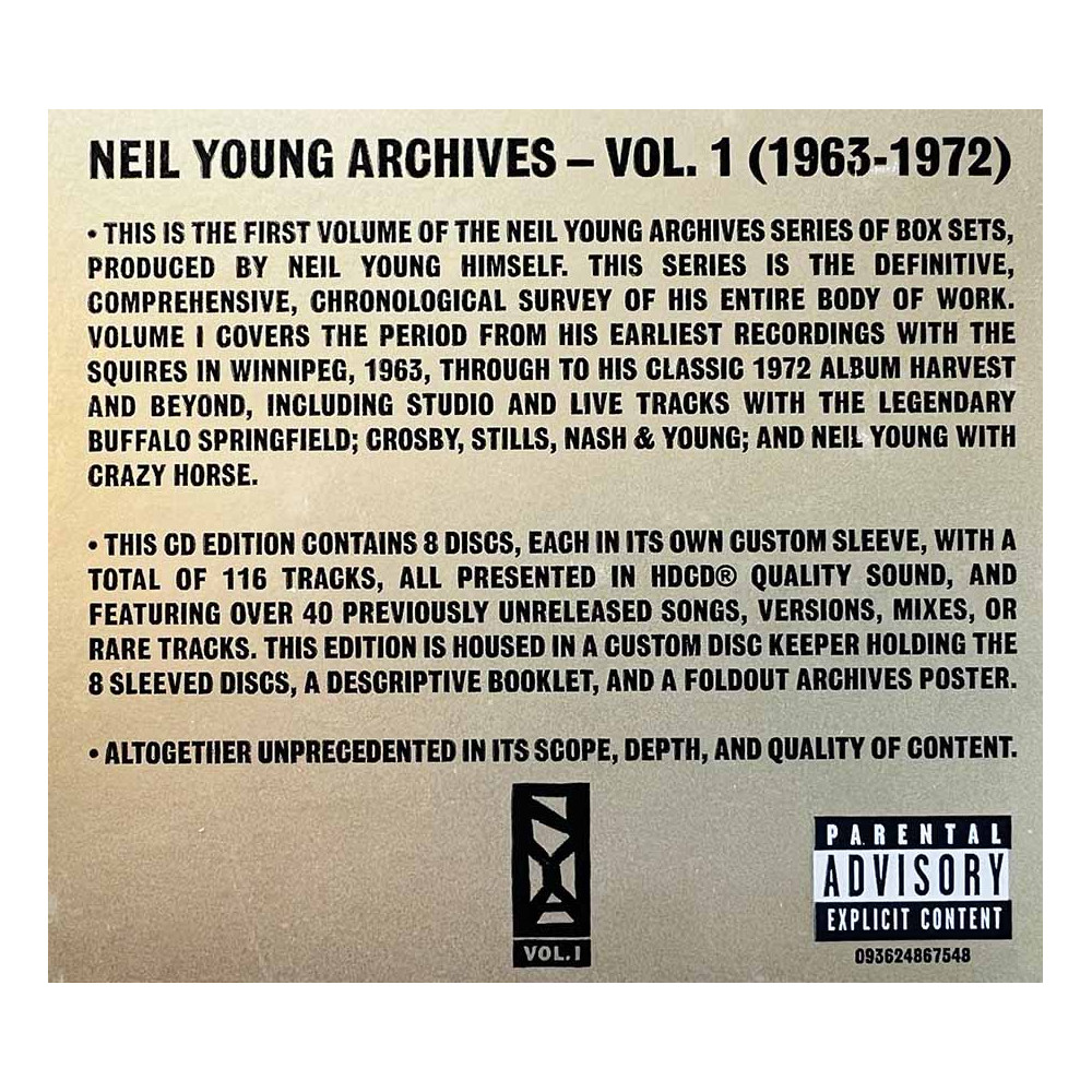 Young Neil 2023 093624867548 Archives vol.1 1963-1972 8CD CD