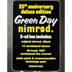 Green Day CD Nimros 25 XXV 3CD CD