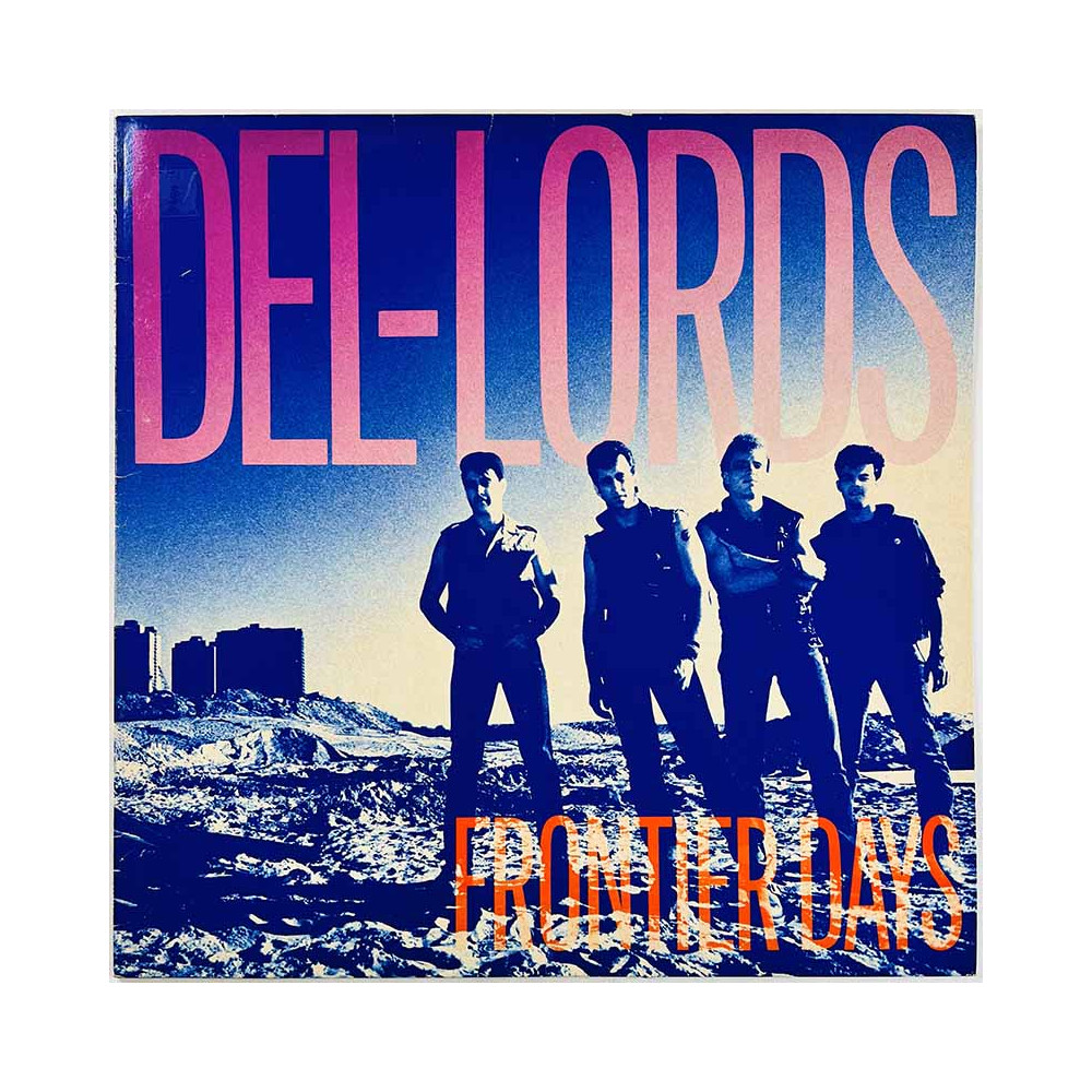 Del-Lords LP kansi Frontier Days  kansi EX levy ei levyä kansi ilman levyä