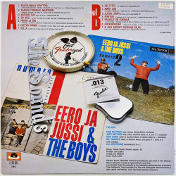 Eero ja Jussi & The Boys LP kansi Numero 3  kansi F levy ei levyä kansi ilman levyä