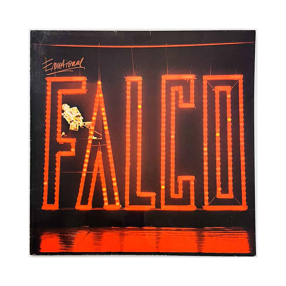 Falco LP kansi Emotional  kansi VG levy ei levyä kansi ilman levyä