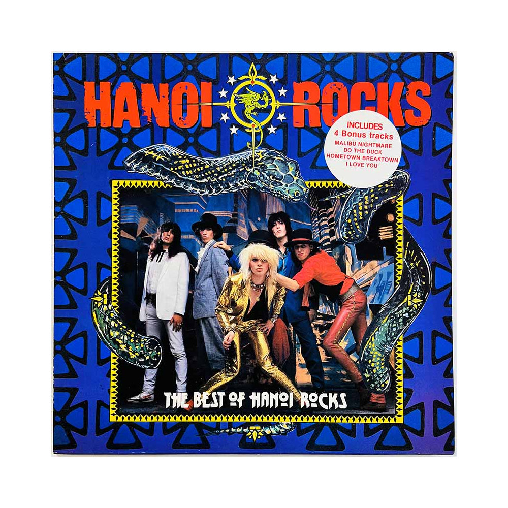 Hanoi Rocks LP kansi The best of Hanoi Rocks  kansi VG+ levy ei levyä kansi ilman levyä
