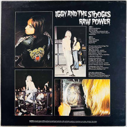 Iggy and the Stooges LP kansi Raw Power  kansi EX- levy ei levyä kansi ilman levyä