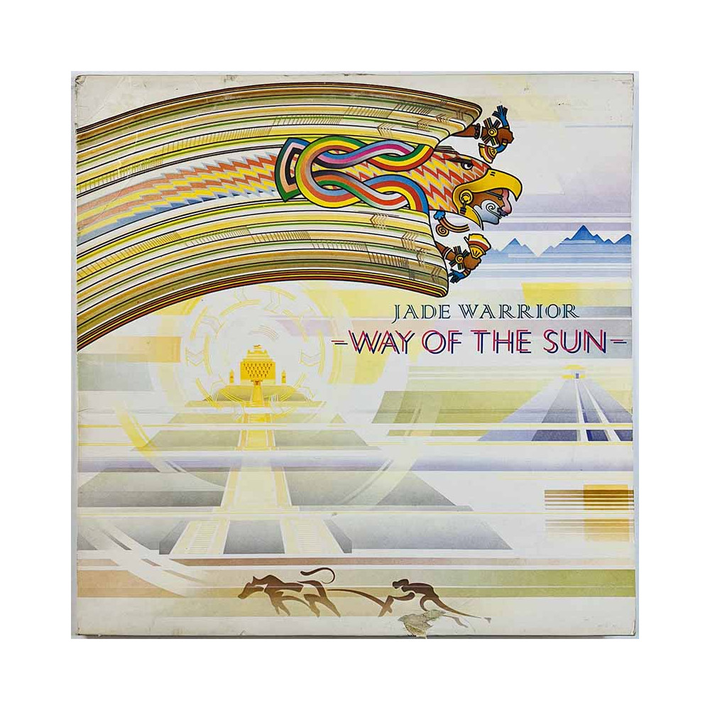 Jade Warrior LP kansi Way of the sun  kansi VG- levy ei levyä kansi ilman levyä