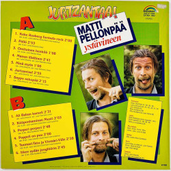 Matti Pellonpää Ystävineen LP kansi Jurtzantaa!  kansi EX- levy ei levyä kansi ilman levyä