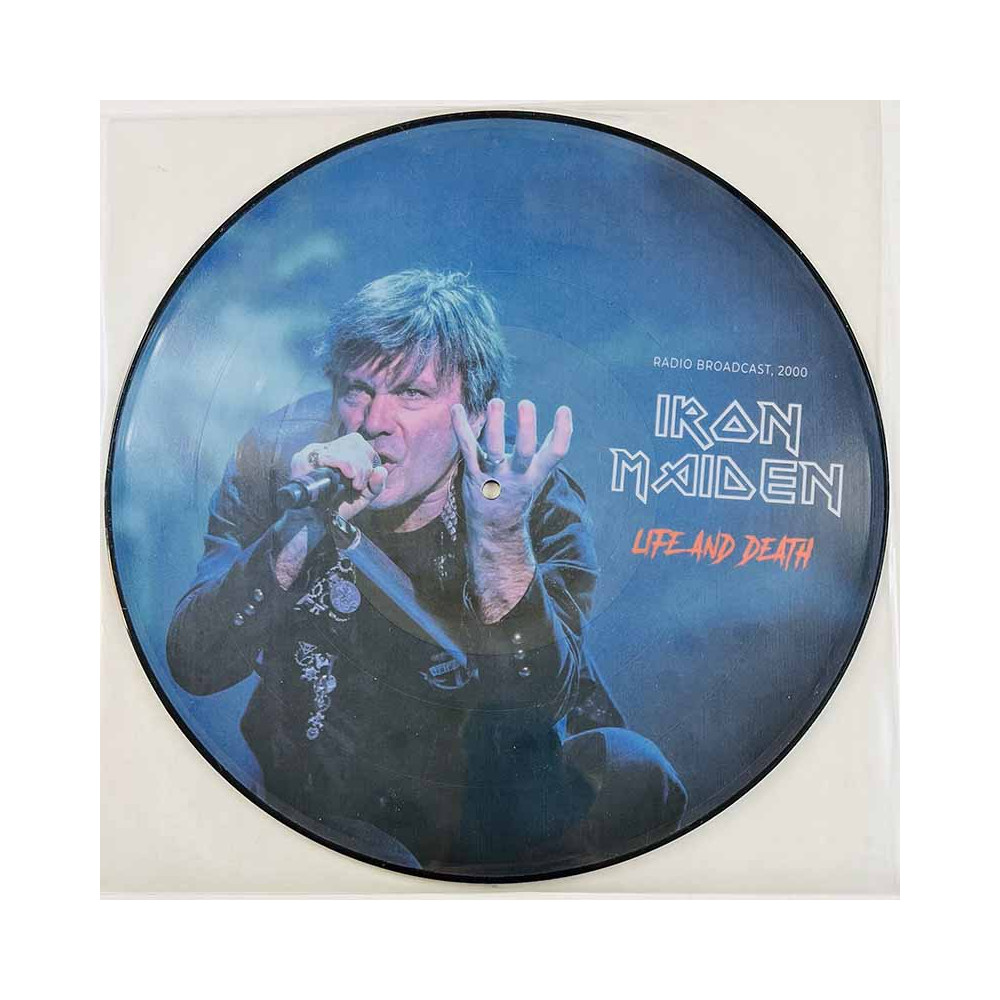 Iron Maiden LP Radio broadcast 2000 life and death kuva-LP  vinyyli LP