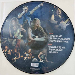 Iron Maiden LP Radio broadcast 2000 life and death kuva-LP  vinyyli LP