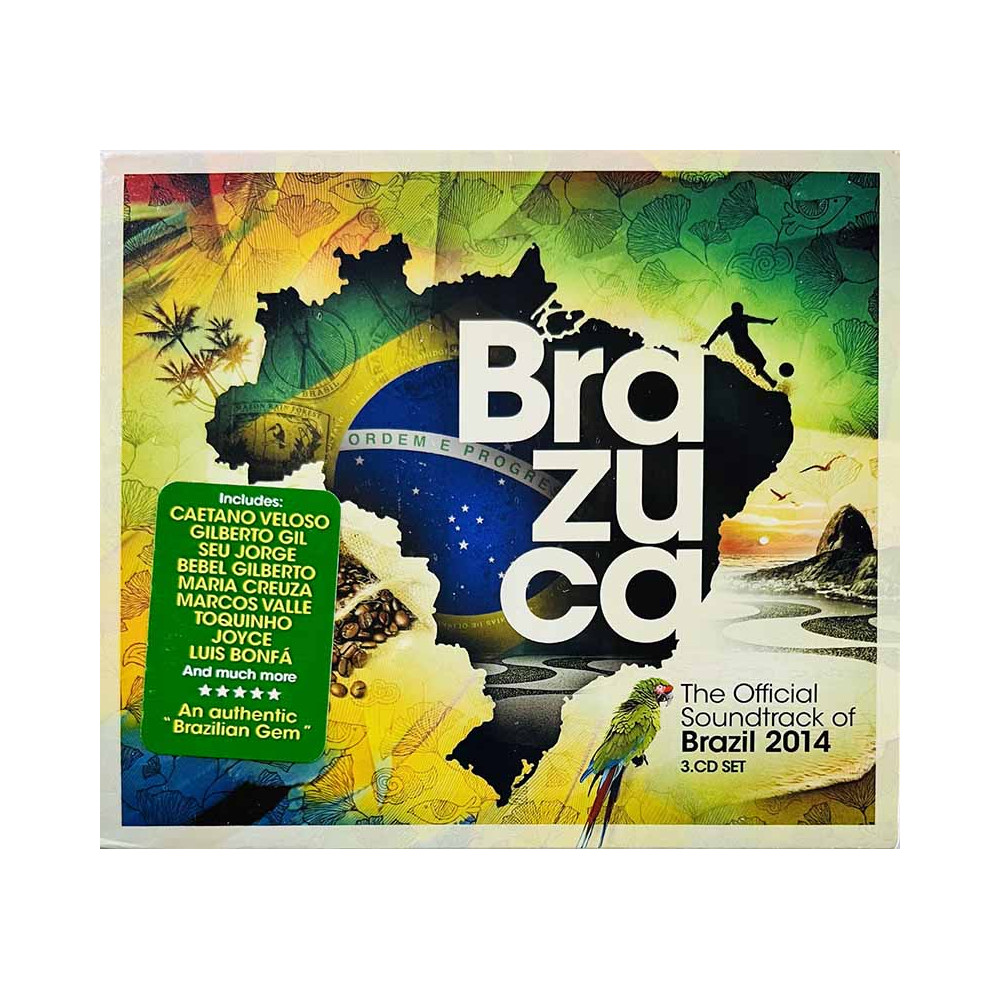 Caetano Veloso, Gilberto Gil, Luis Bonfa ym. CD Brazuca 3CD  kansi  levy  uusi CD