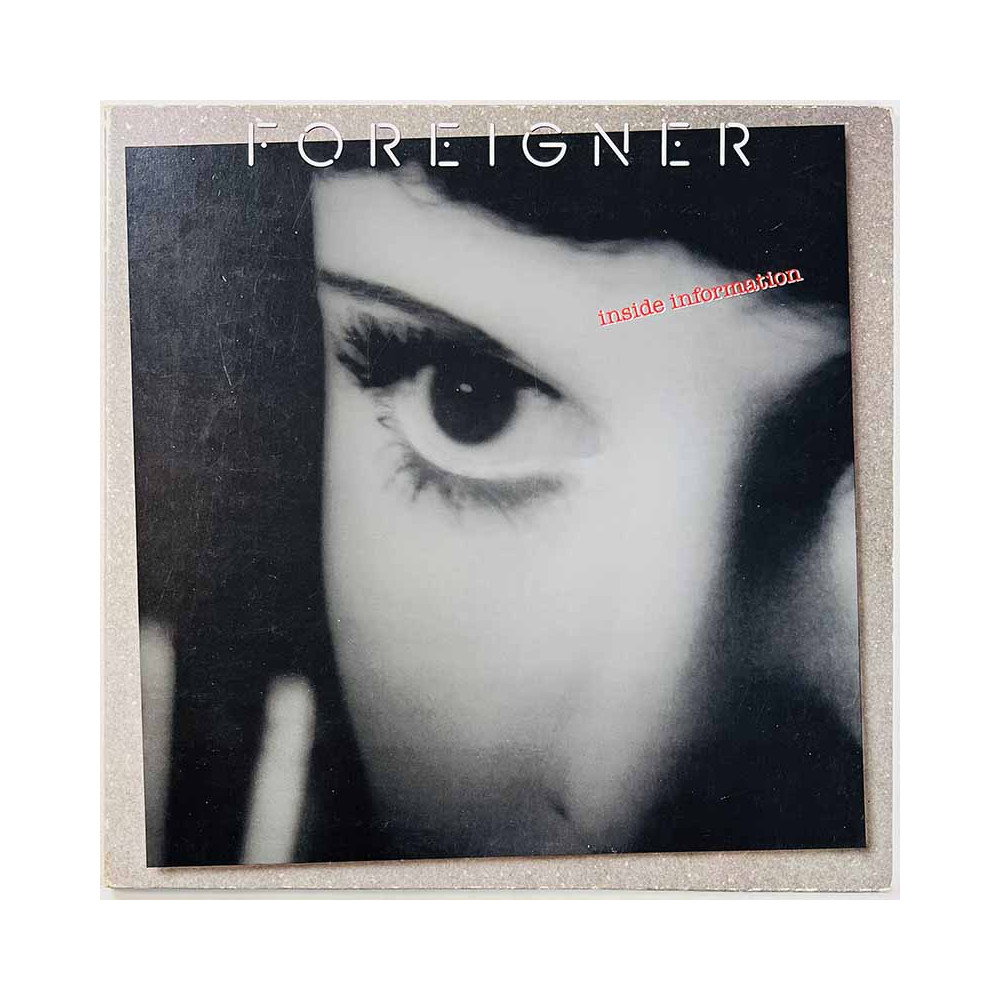 Foreigner LP Inside information  kansi VG+ levy VG Käytetty LP