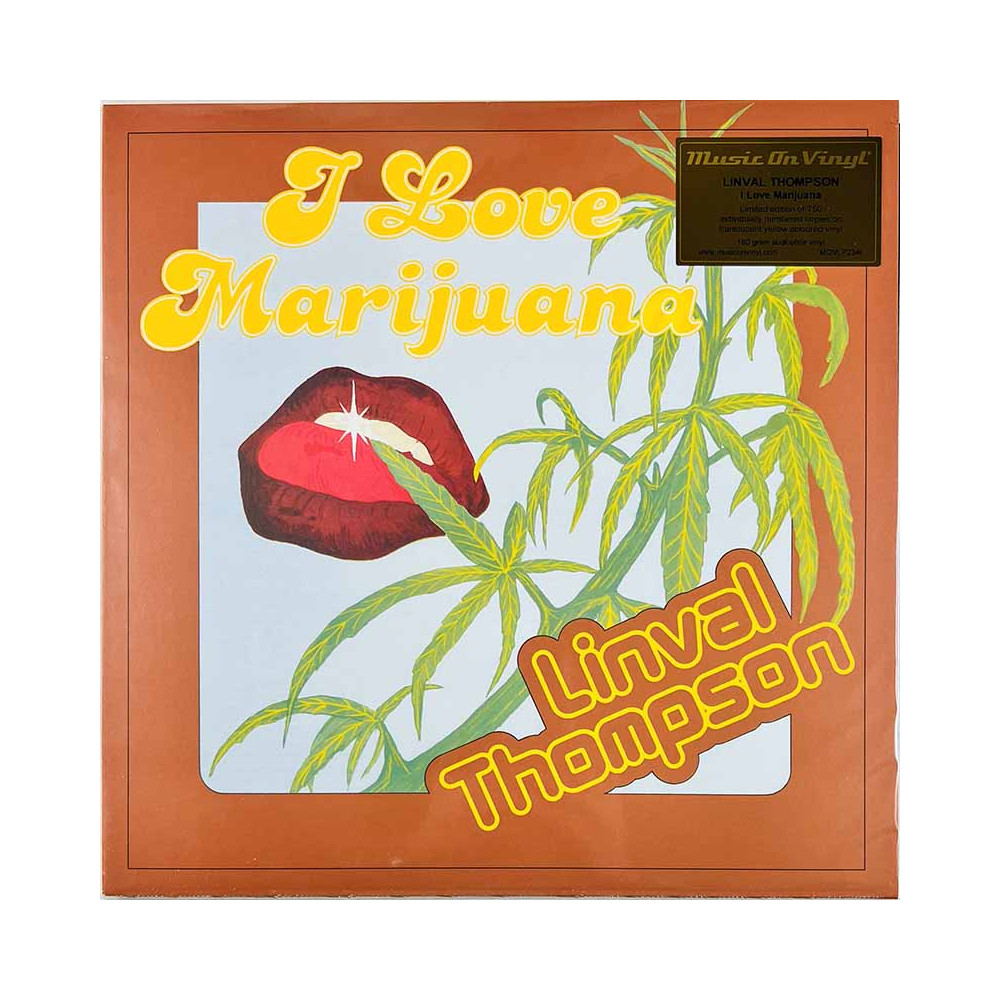 Thompson Linval LP I Love Marijuana, yellow vinyl  vinyyli LP