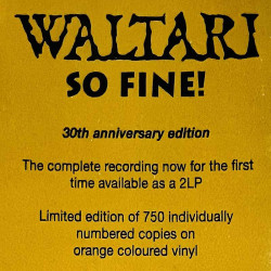 Waltari LP So Fine! orange vinyl 2LP  vinyyli LP