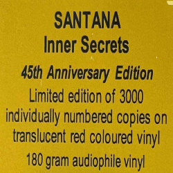 Santana LP Inner Secrets, red vinyl  vinyyli LP