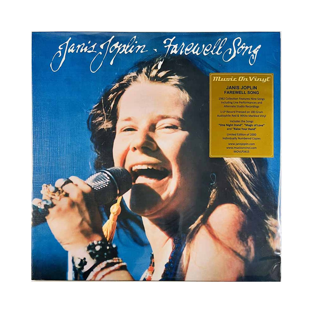 Joplin Janis LP Farewell Song, red & white vinyl  vinyyli LP