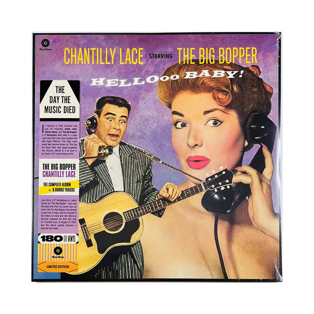 Bog Bopper LP Chantilly Lace Starring The Big Bopper  vinyyli LP