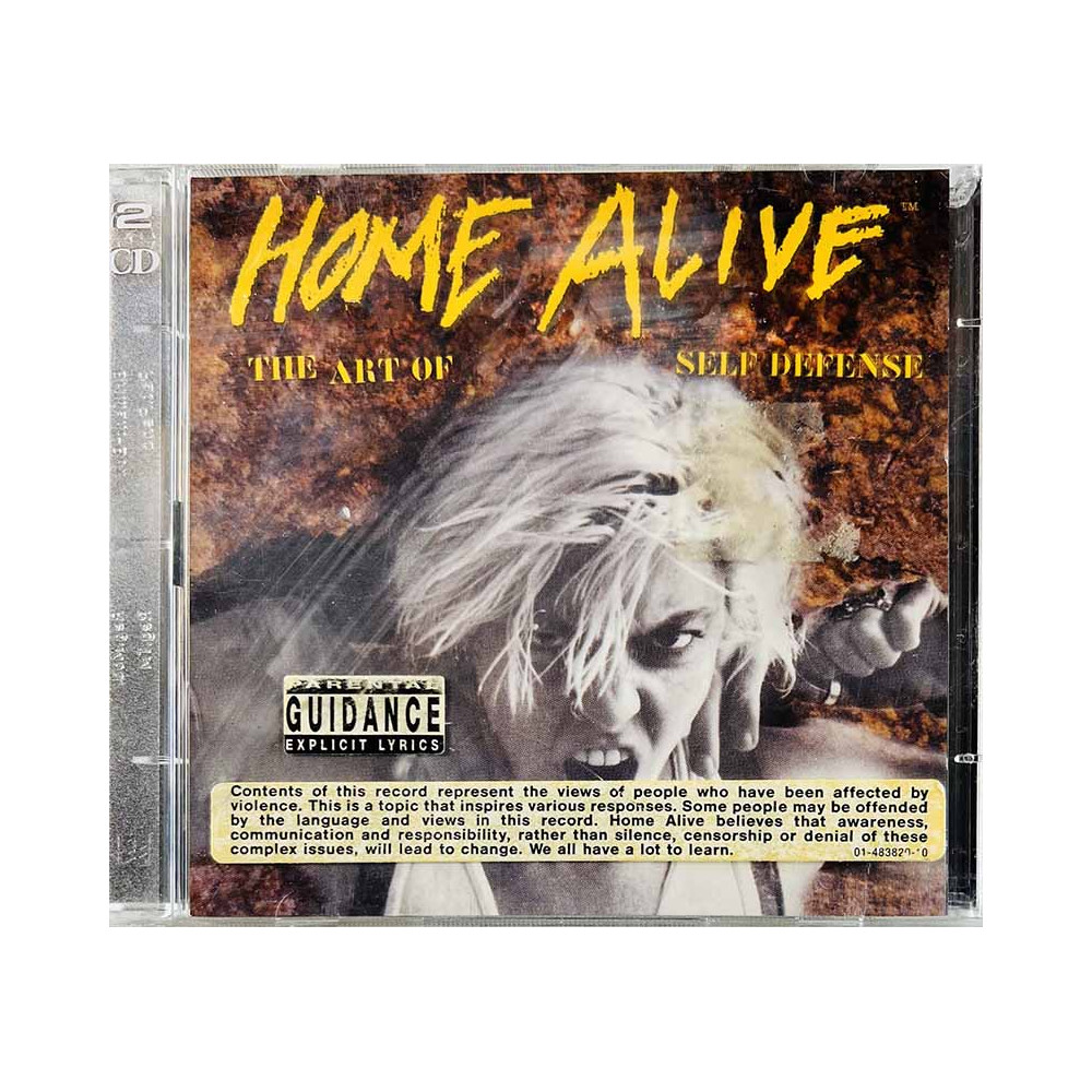 Jello Biafra, Nirvana, Posies, Soundgarden Käytetty CD-levy Home alive 2CD  kansi EX levy EX- Käytetty CD