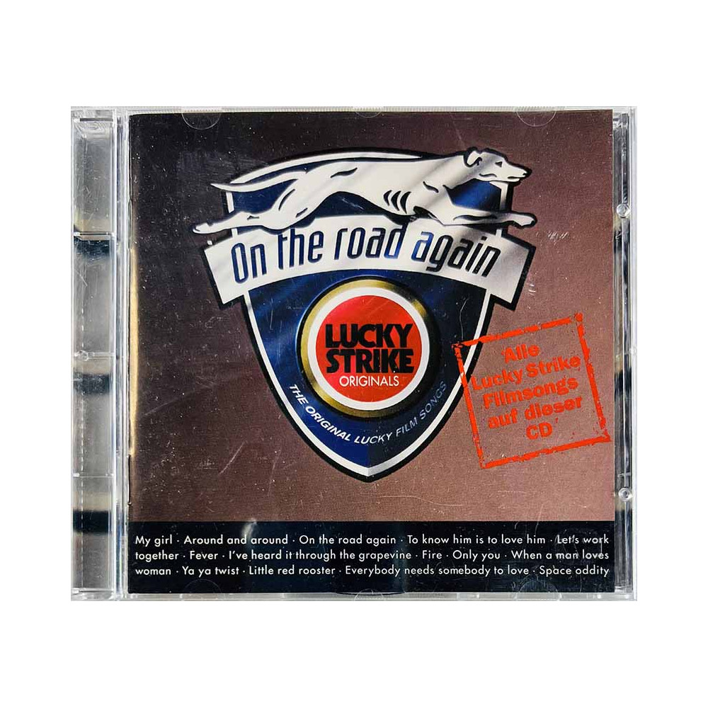David Bowie, Willie Dixon, Arthur Brown Käytetty CD-levy On the road again, Lucky Strike Originals  kansi EX levy EX- Käytetty C