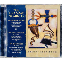 Mariah Carey, Coolio, Michael Jackson Käytetty CD-levy Grammy Nominees 1996  kansi EX levy EX Käytetty CD