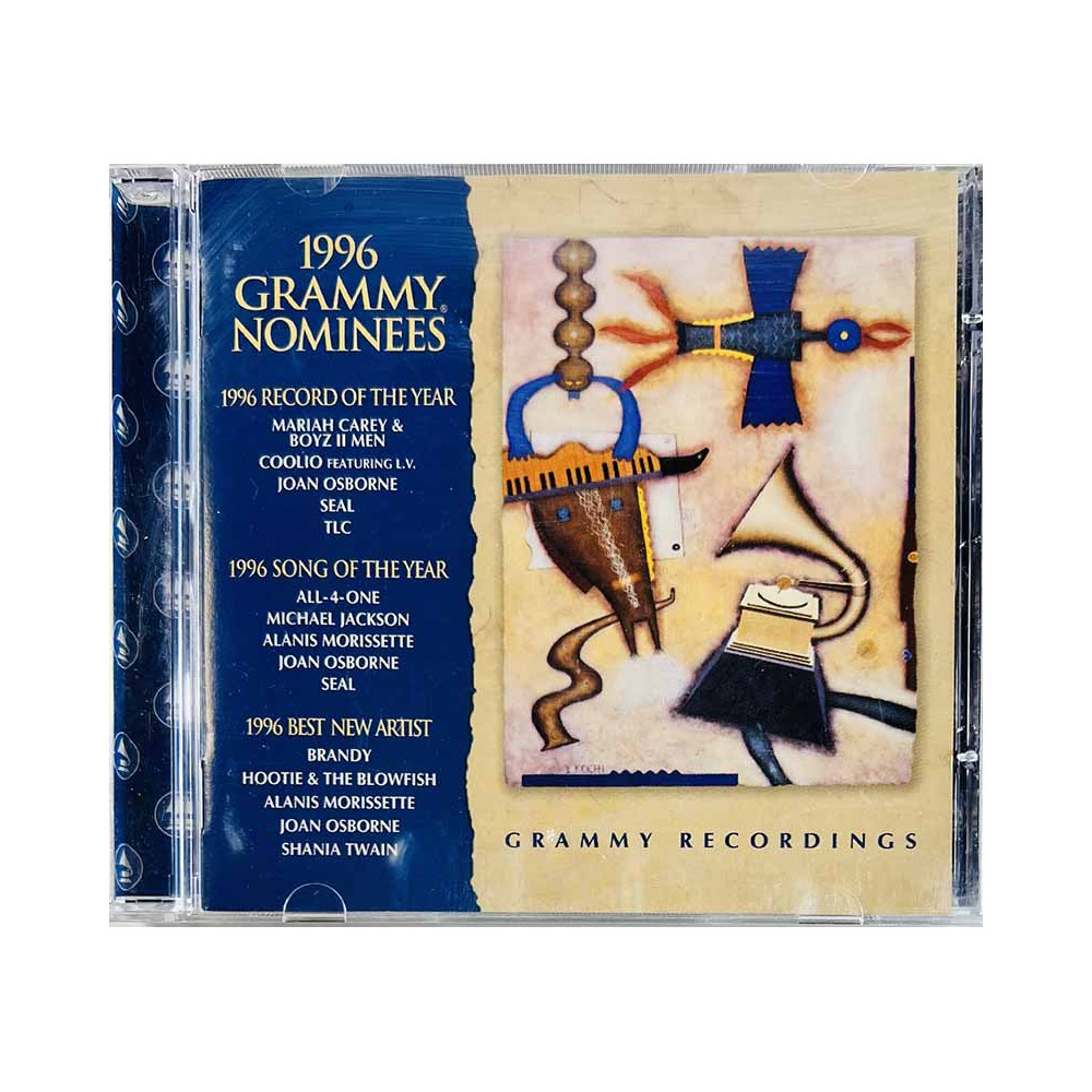 Mariah Carey, Coolio, Michael Jackson Käytetty CD-levy Grammy Nominees 1996  kansi EX levy EX Käytetty CD