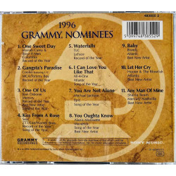 Mariah Carey, Coolio, Michael Jackson Käytetty CD-levy Grammy Nominees 1996  kansi EX levy EX Käytetty CD